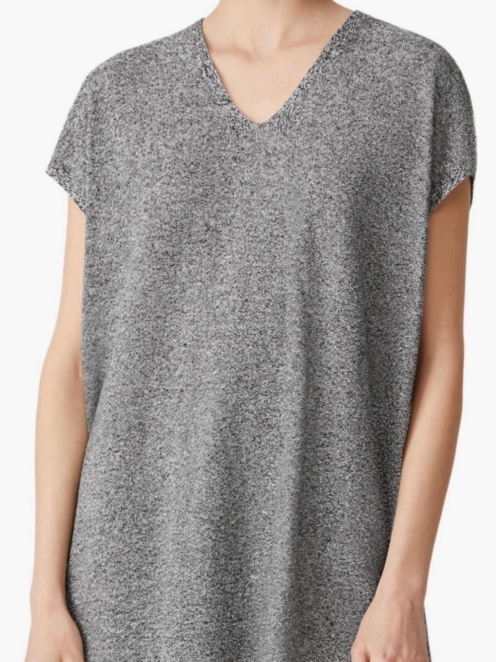 Eileen Fisher | Women's Marled V-Neck Top